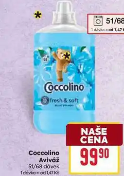 Billa Coccolino Aviváž 51/68 dávek nabídka