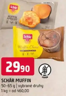Terno Schär muffin nabídka