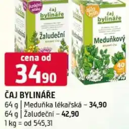Terno Čaj bylináře nabídka