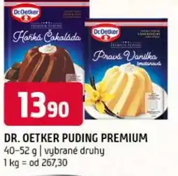 Terno Dr. oetker puding premium nabídka