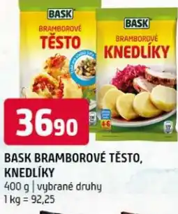 Terno Bask bramborové těsto, knedlíky nabídka