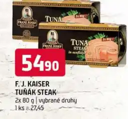 Terno F. J. kaiser tuňák steak nabídka