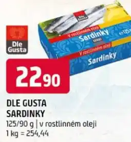 Terno Dle gusta sardinky nabídka
