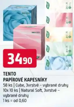 Terno Tento papírové kapesníky nabídka