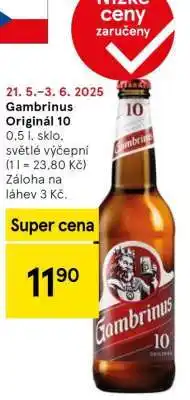 Tesco Gambrinus Originál 10 nabídka