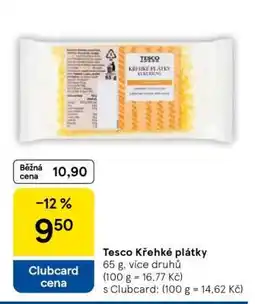 Tesco Tesco Křehké plátky nabídka