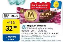 Tesco Magnum zmrzlina nabídka