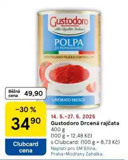 Tesco Gustodoro Drcená rajčata nabídka
