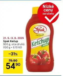Tesco SPAK Kečup nabídka