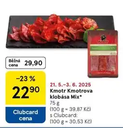 Tesco Kmotr Kmotrova klobása mix nabídka