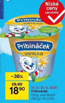 Tesco Pribináček nabídka