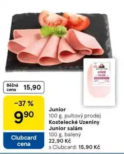 Tesco Kostelecké uzeniny Junior salám nabídka