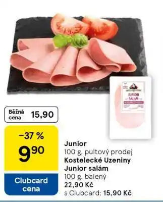 Tesco Kostelecké uzeniny Junior salám nabídka