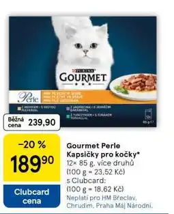 Tesco Gourmet Perle kapsičky pro kočky nabídka