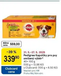Tesco Pedigree Kapsičky pro psy smíšený výběr nabídka