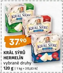 Terno Král Sýrů Hermelín nabídka