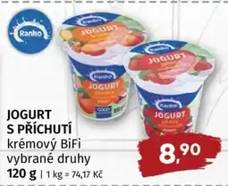 Terno JOGURT S PŘÍCHUTÍ krémový BiFi vybrané druhy nabídka