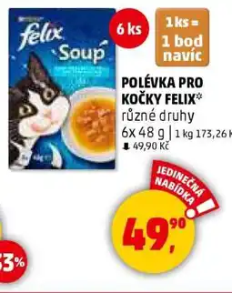 Penny Market POLÉVKA PRO KOČKY FELIX nabídka