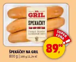 Penny Market ŠPEKÁČKY NA GRIL nabídka