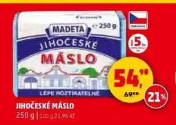 Penny Market Jihočeské máslo nabídka