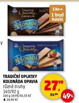 Penny Market TRADIČNÍ OPLATKY KOLONÁDA OPAVIA nabídka