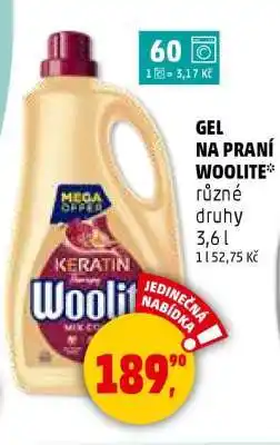 Penny Market GEL NA PRANÍ WOOLITE nabídka