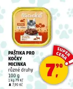 Penny Market PAŠTIKA PRO KOČKY MICINKA nabídka