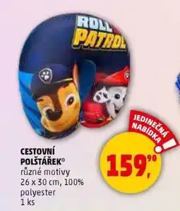 Cestovní polštářek