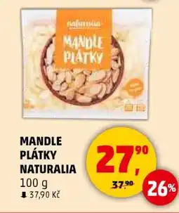 Penny Market MANDLE PLÁTKY NATURALIA nabídka