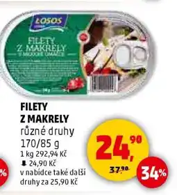 Penny Market FILETY Z MAKRELY nabídka