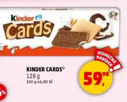 Penny Market KINDER CARDS nabídka