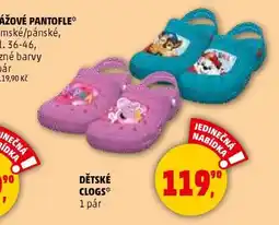 Penny Market Dětské clogs nabídka