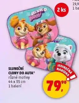 Penny Market Sluneční clony do auta nabídka