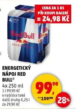 Penny Market ENERGETICKÝ NÁPOJ RED BULL nabídka