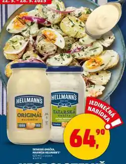 Penny Market TATARSKÁ OMÁČKA, MAJONÉZA HELLMANN’S nabídka
