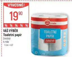 Globus Váš výběr Toaletní papír nabídka