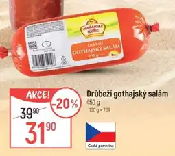 Globus Drůbeží gothajský salám nabídka