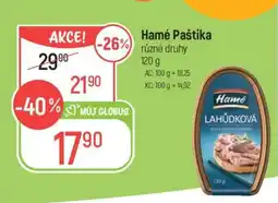 Globus Hamé paštika nabídka