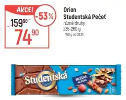 Globus Orion Studentská pečeť nabídka