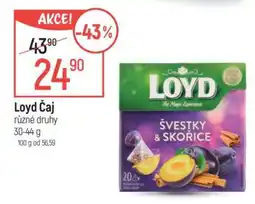 Globus LOYD ČAJ nabídka