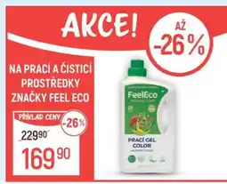 Globus Prací a čisticí prostředky značky Feel Eco nabídka