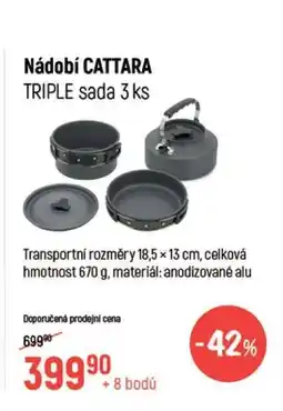 Globus Nádobí CATTARA TRIPLE sada 3 ks nabídka