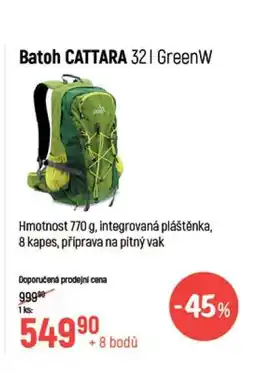Globus Batoh CATTARA 32 l GreenW nabídka