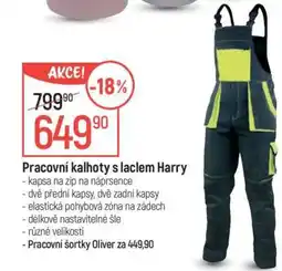 Globus Pracovní kalhoty s laclem Harry nabídka