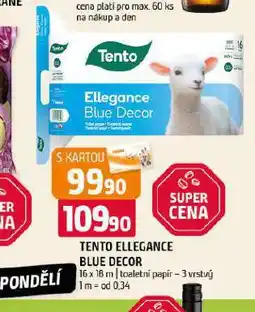 Terno Tento ellegance blue decor toaletní papír nabídka