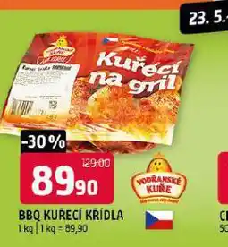 Terno Kuřecí křídla bbq nabídka