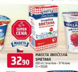 Terno Madeta jihočeská smetana 31% nabídka