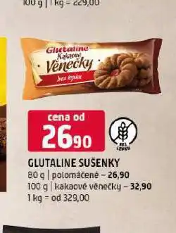 Terno Glutaline sušenky polomáčené nabídka