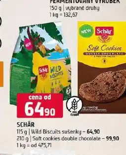 Terno Schär wild biscuits sušenky nabídka