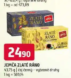 Terno Jemča zlaté ráno čaj nabídka